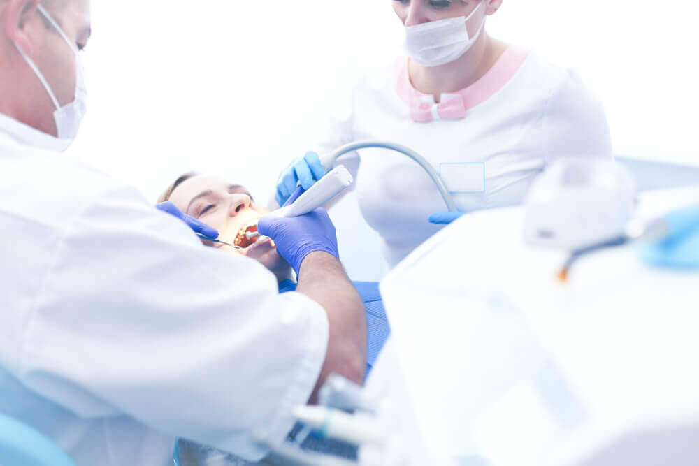 Macquarie Dentists - the patient under dental treatment